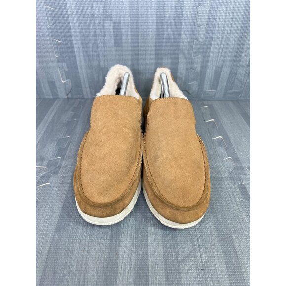 Sperry MocSiders Moccasins Mens Size 8 Tan Slip On